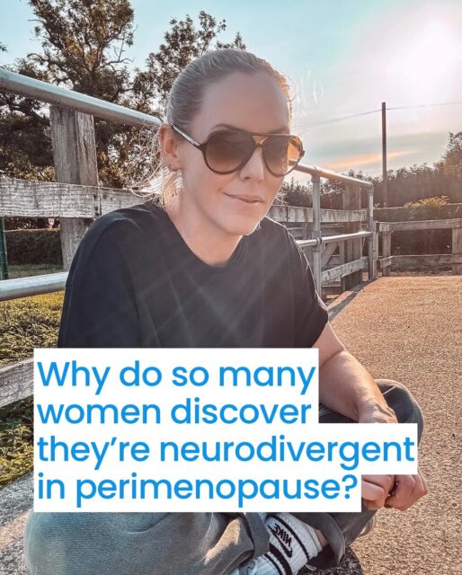 It’s not just your hormones.
And it’s not just your brain.

For many women, perimenopause can be the point where everything starts to feel like too much.
Emotions. Sensitivity. Distractibility. Needing more space. The list goes on!

Traits that once felt manageable now feel harder to navigate. Either because they’re intensifying, or because you’re at capacity and can’t keep pushing through.

It might be the first time you stop to ask yourself “What’s actually going on here?”

Not to fix anything. But to finally give yourself the support you need.

🧡 If this feels familiar, one thing that can really help is tracking.

Perimenopause can make cycle patterns MUCH less predictable, but you can still learn a lot by noticing how the intensity of your neurodivergent traits fluctuates over time.

⭐ Have you noticed this too? I’d love to hear what it’s been like for you.

🗂 My free neurodivergent menopause symptom tracker is coming very soon so keep an eye out.

#AuDHD #NeurodivergentMenopause #AutisticWomen #LateDiagnosis #PerimenopauseSupport